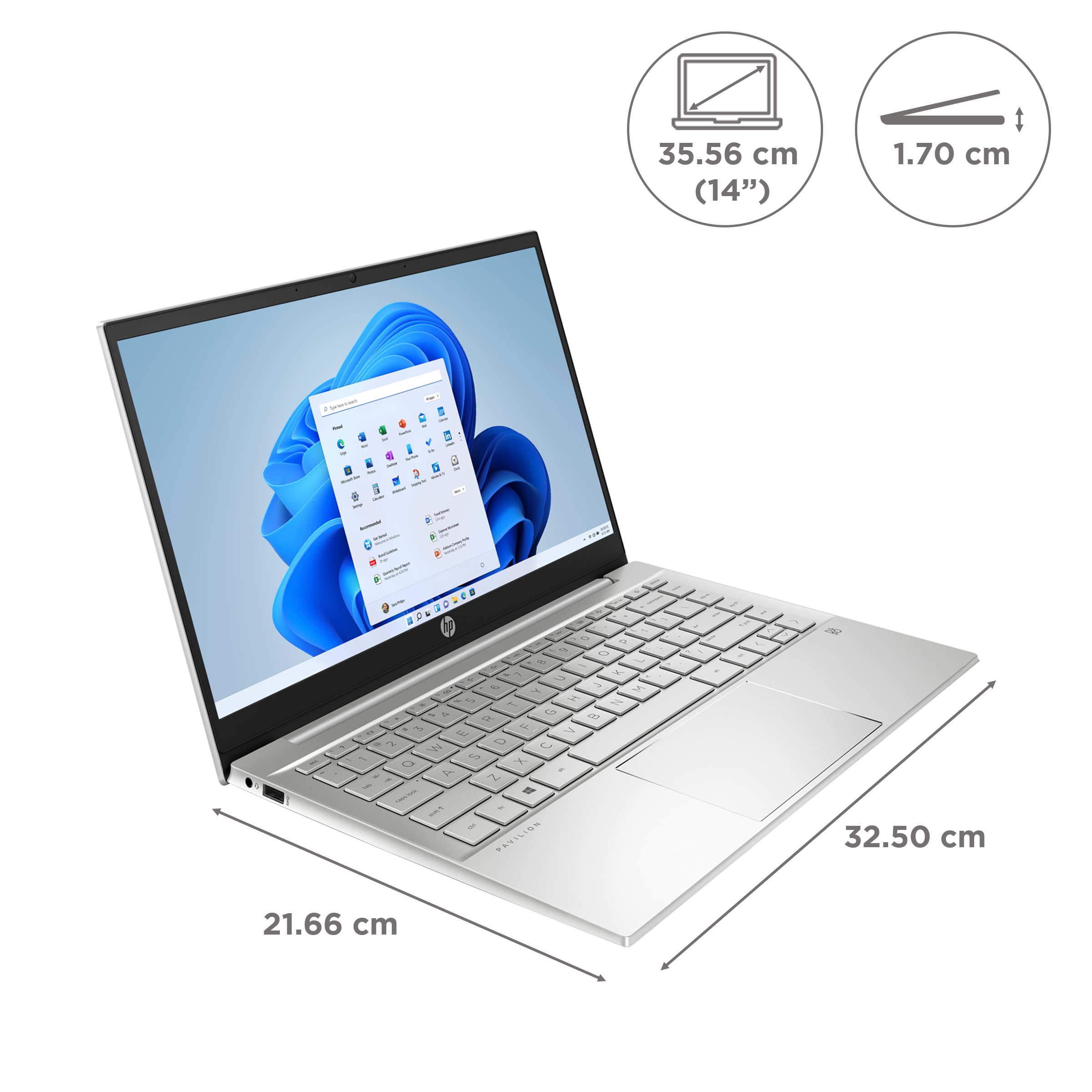 Buy Hp Pavilion 14 Ec1003au Amd Ryzen 5 14 Inch 8gb 512gb Windows 11 Ms Office 2021 Amd 2384